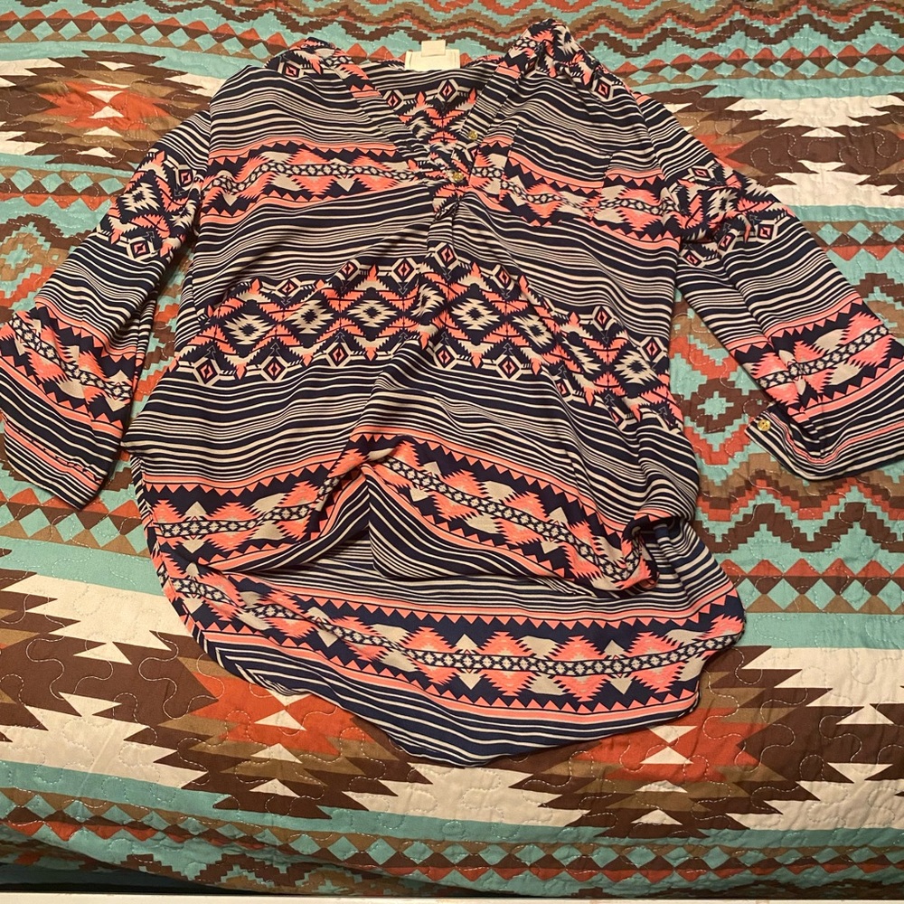Aztec blouse
